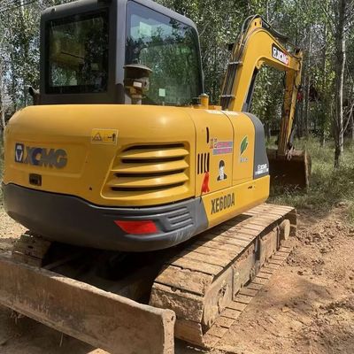 Amarillo Excavadora Usada XCMG Excavadora Xcmg 60DA Pequeña máquina de excavadora de rastreo