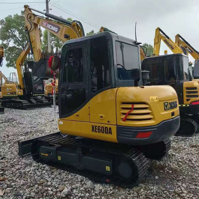 Excavadora de construcción pesada de 36.2W usada XCMG XE60 Excavadora de segunda mano