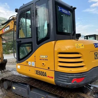 Excavadora de mini excavadora con motor diesel usada XCMG XE60DA Excavadora de rastreo hidráulica