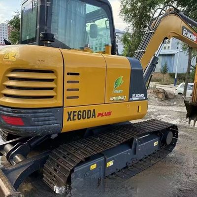 Excavadora de mini excavadora con motor diesel usada XCMG XE60DA Excavadora de rastreo hidráulica