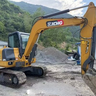 Excavadora de mini excavadora con motor diesel usada XCMG XE60DA Excavadora de rastreo hidráulica