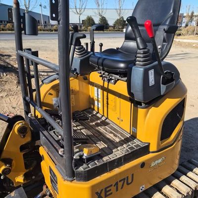 XCMG XE17U mini excavadora hidráulica de segunda mano para la construcción minera