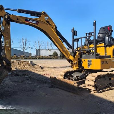 XCMG XE17U mini excavadora hidráulica de segunda mano para la construcción minera