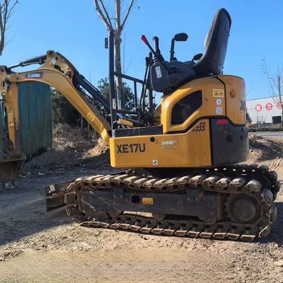 XCMG XE17U mini excavadora hidráulica de segunda mano para la construcción minera
