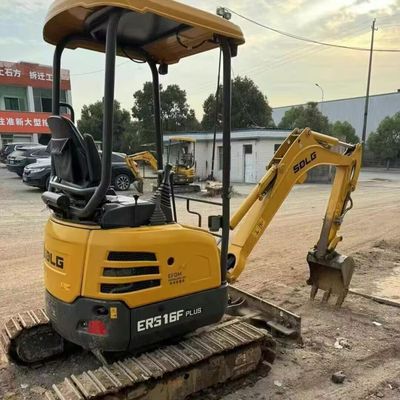 Maquinaria de construcción usada Mini excavadora excavadora SDLG 16 85kW Para trabajos mineros