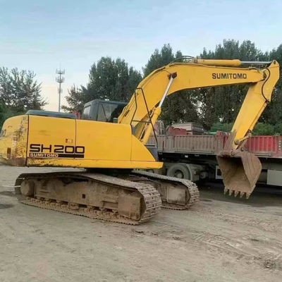 SUMITOMO SH200 Excavadora de rastreo usada 103kW Equipo de excavación bajo consumo