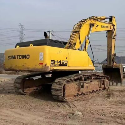 Equipo de construcción usado Gran excavadora SUMITOMO SH480 para el manejo de materiales