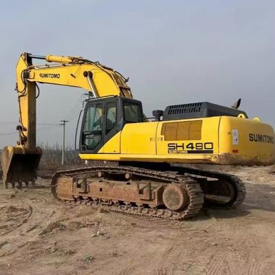 Equipo de construcción usado Gran excavadora SUMITOMO SH480 para el manejo de materiales