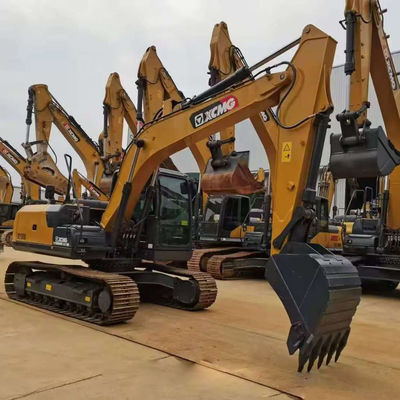 Máquina de excavadora hidráulica de uso pesado XCMG XE135 con pista de rastreo