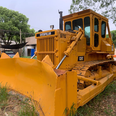 Construcción de minas Bulldozer usado CAT D7G Control hidráulico 202hp