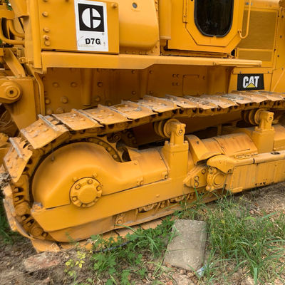 Motor diésel bulldozers de la oruga usados CAT D7G Dozer 150kW Diseño ergonómico