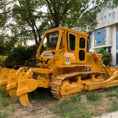 Motor diésel bulldozers de la oruga usados CAT D7G Dozer 150kW Diseño ergonómico