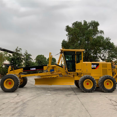 Construcción Usado Grader Caterpillar CAT 140H Motor Grader 250HP Alto rendimiento