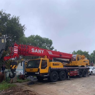 Carga de elevación de 75 toneladas Sany 750 grúa de segunda mano 80 km/h para operaciones pesadas